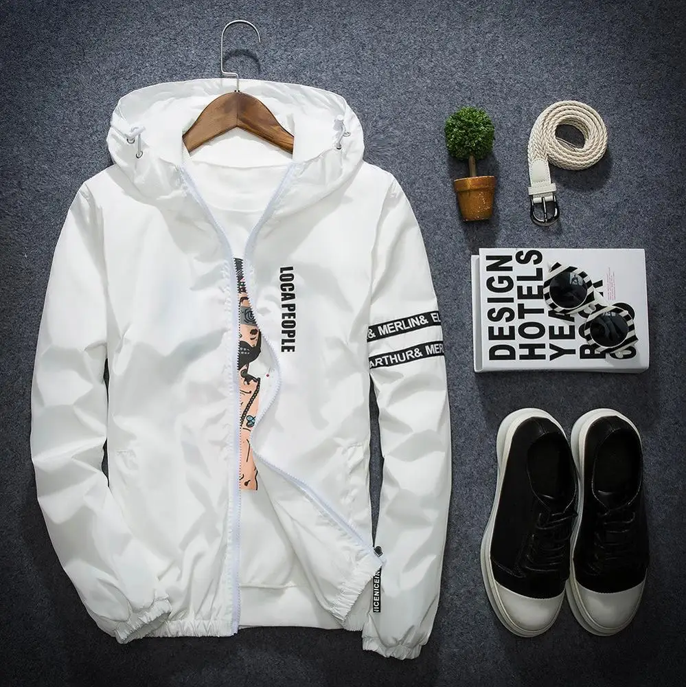2019 Amazon New Style Men's Spring Casual Jacket Outdoor Sportswear Hooded Coat