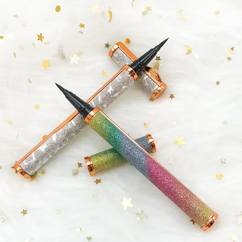 

JC adhesive eyeliner black liquid eyelashes eyeliner waterproof magic eyeliner glue pen, Black .clear .other color