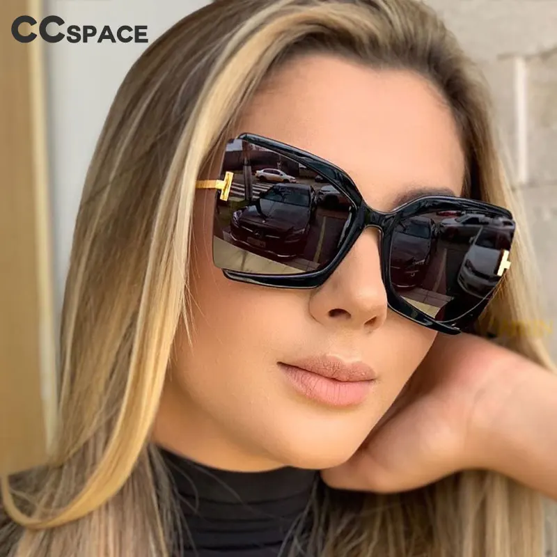 

46507 Cat Eye Square Brand Design Sunglasses Men Women Fashion Shades UV400 Vintage Glasses