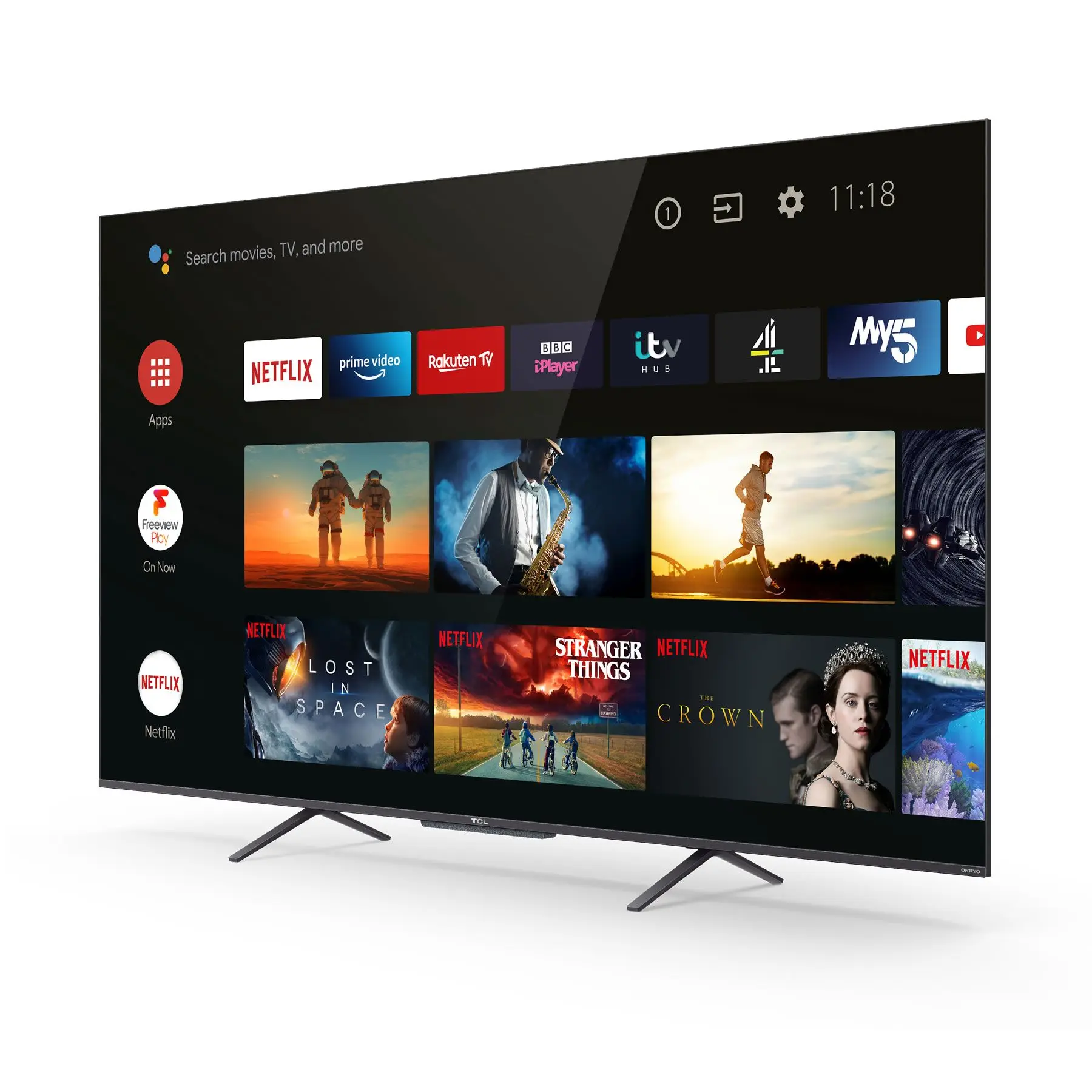 

55 INCHES smart LED tv support 4K 3840*2160 with competitive price within 370USD