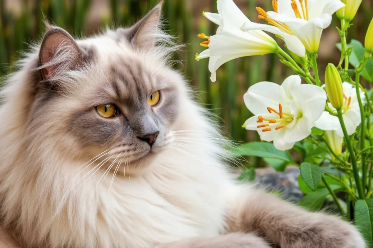 are peace lily plants toxic to cats