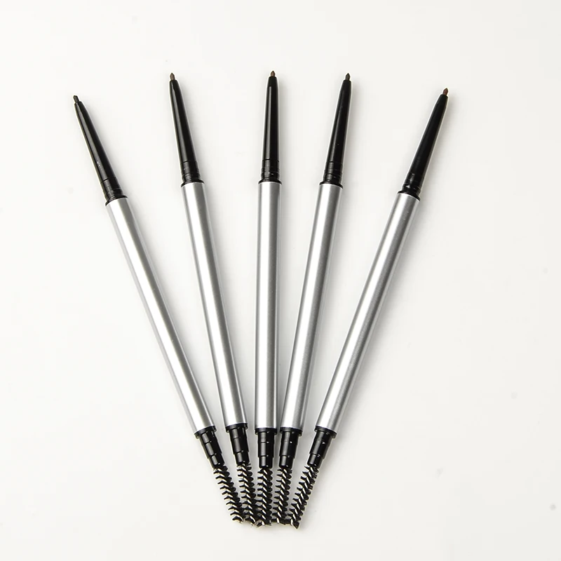

5 colours wholesale high pigmented brow pencil slim private label automatic waterproof eyebrow pencil
