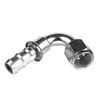 Shen Zhen VMT 12AN 120 Degree silver black Push Lock Fuel Hose End Fitting