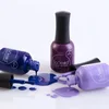 Custom logo peel off nail polish water based uv gel nail polish purple set