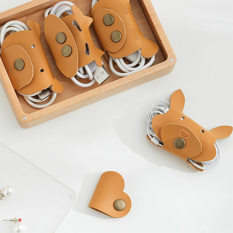 

Cute Animal Shape Cord Management Organizer Kit Mobile Holder Data Cable Keeper Wire Wrap