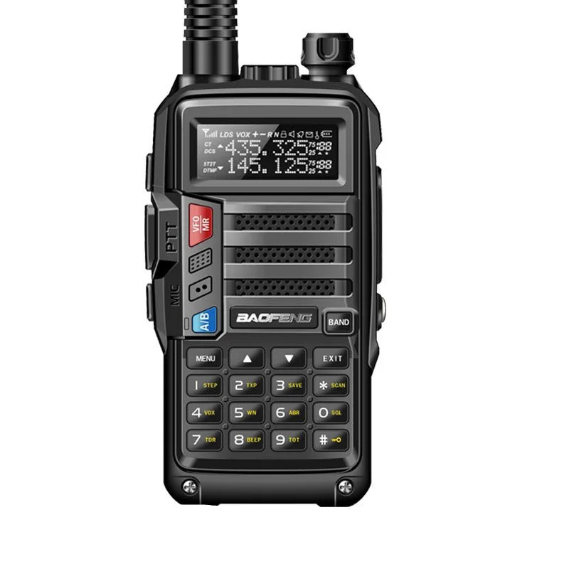 

BaoFeng UV-9S Tri-Band Walkie Talkie VHF/UHF Two Way Radio Handheld Radio 10km, Black