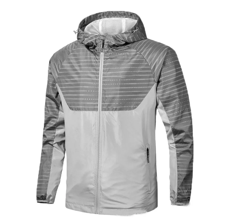 

Customized logo full zipper hoodies coat casual style men jacket with zipper pocket
