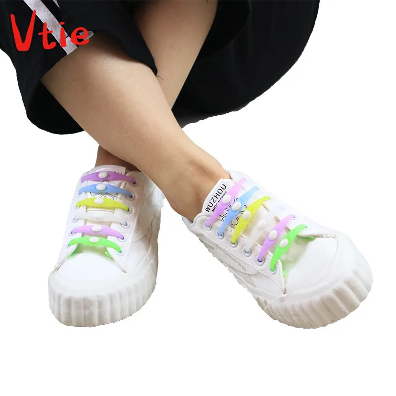 

Makes Any Sneaker a Quick, Comfy Slip On, The Elastic,Silicone No Tie Wholesale Shoe Laces to Replace Your Shoe Strings
