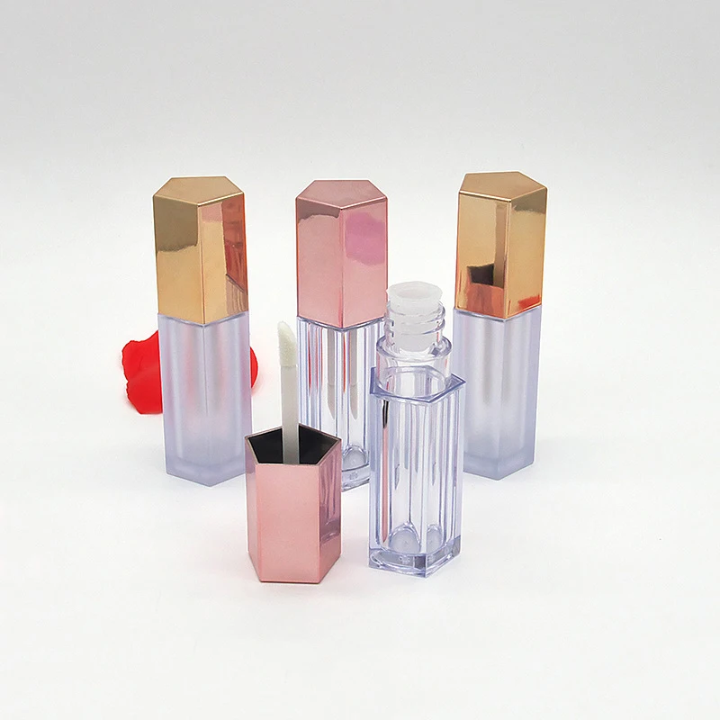 Premium Quality Wholesale Custom 10ml Clear Lip Gloss Tube With Wands