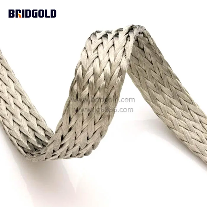wholesale flat tinned copper braid 12/5 width 25 length, 32aw