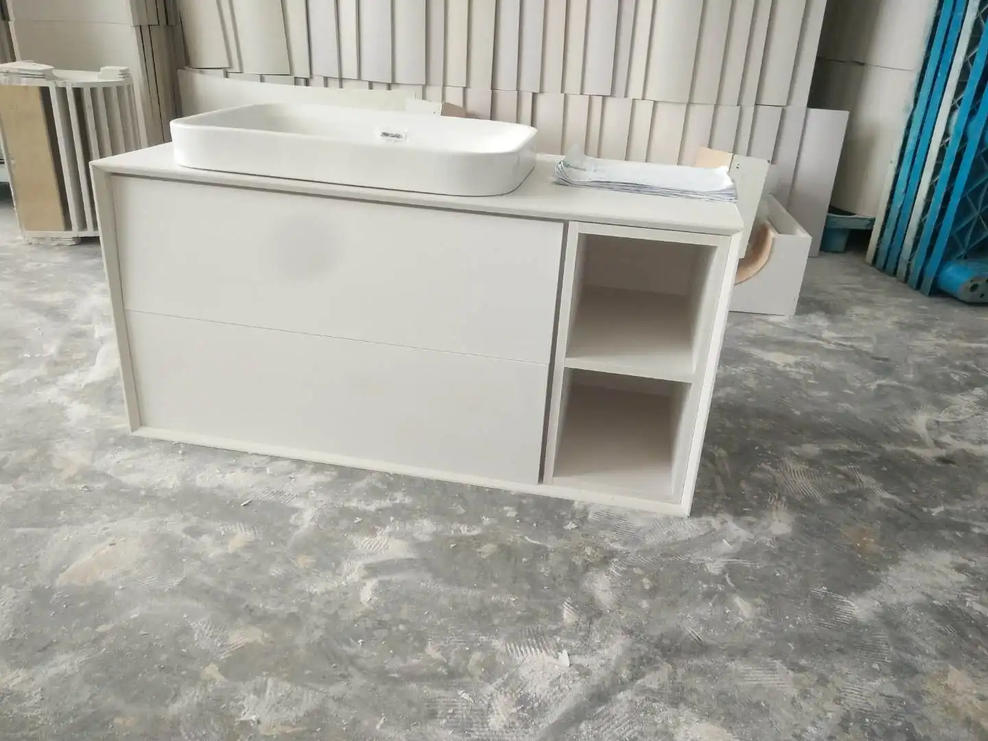 Modern Single Sink Kamar Mandi Kesombongan Pvc Desain Eropa Lemari Kamar Mandi Buy Wastafel Kamar Mandi Modern Single Kamar Mandi Wastafel Vanity