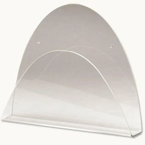 White Acrylic Hospital Bed Chart Holder Plastic Medical Chart Holder