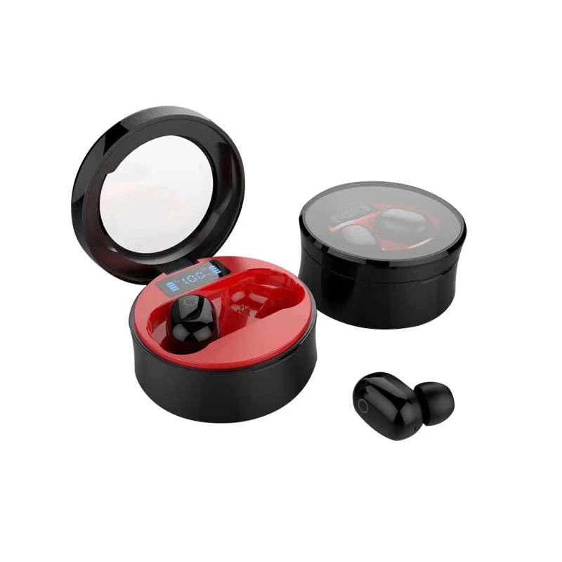 

JINMS ZX35 TWS 5.0 Earphones Mini in-Ear True Wireless Earbuds with Mic Charging Case Sports Waterproof Headset