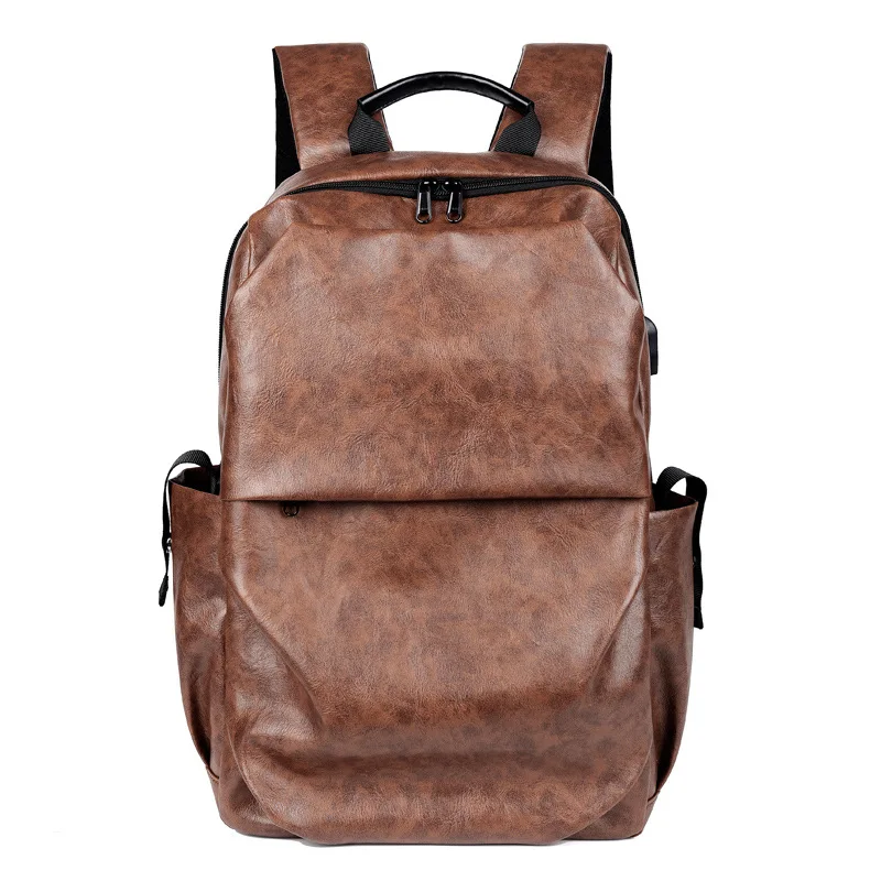 

Fashion PU Leather Backpack Rucksack Shoulder Bag, Black or custom