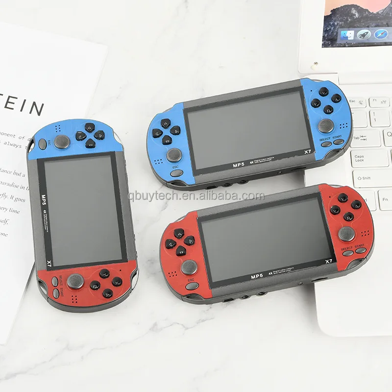 

Hot selling X7 PLUS X12 PLUS X7 4.3 Inches Handheld Game Console Video 8G Memory Support Game Consoles