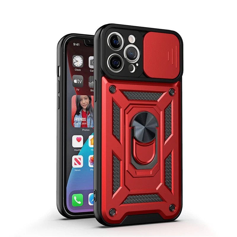 

For iPhone 12 Pro max Case Military Grade Add Camera Protection Drop Tested Protective Case Kickstand 6.7 Inch Armor Case, 7 colors
