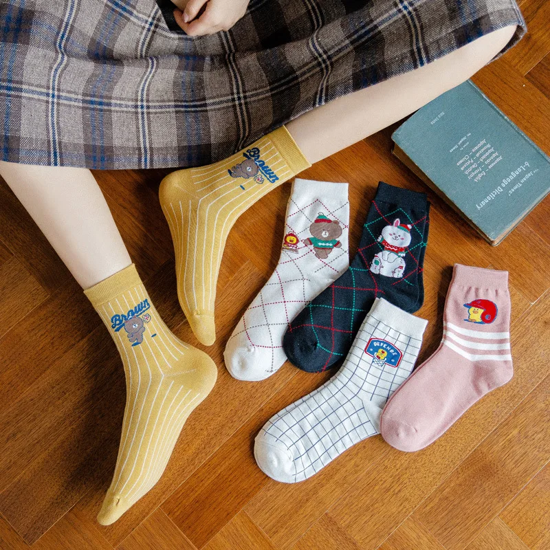 

2021 new style popular high quality socks casual fashion cotton custom logo stockings for women cotton sock socks, Custom color