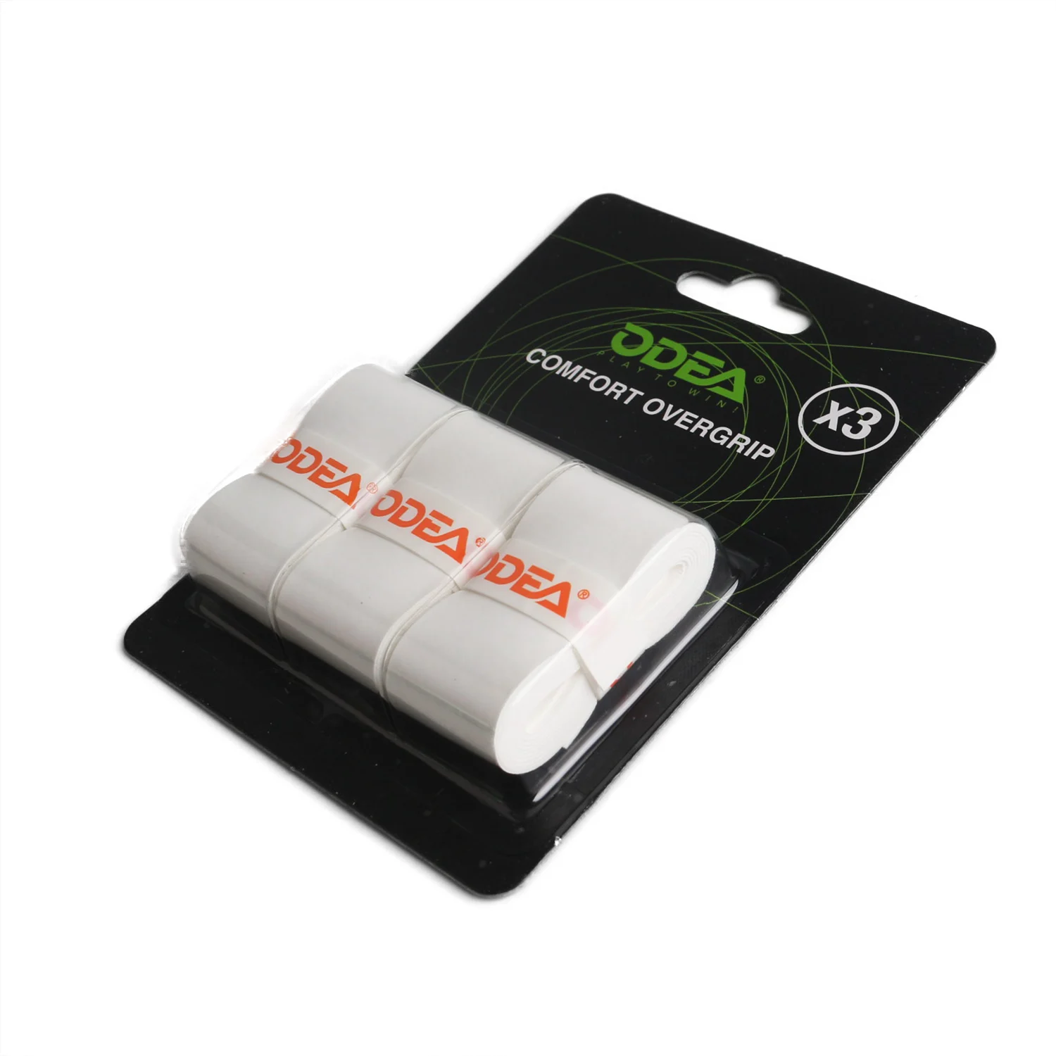 

Customized White Tennis Racket Overgrip