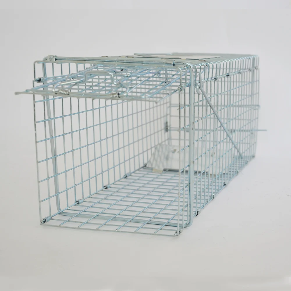 

Humane Live Animal Trap Cage Possum Fox Rat Cat Hare Rabbit Catcher Cage