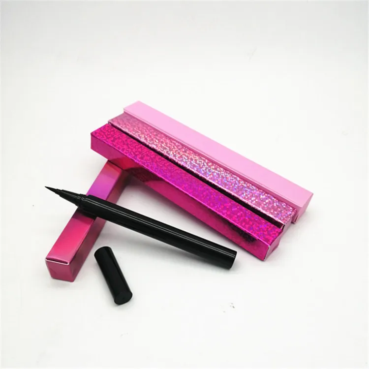 

eyeliner cosmetics private label liquid eyelashes glue adhesive eyeliner glue pen, Black color