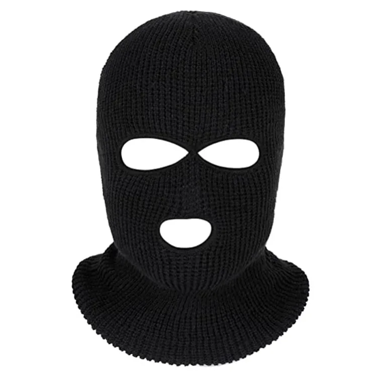 

Amazon hot selling winter warm knit full face mask sports outdoor balaclava motorcycle hats, 11 colors