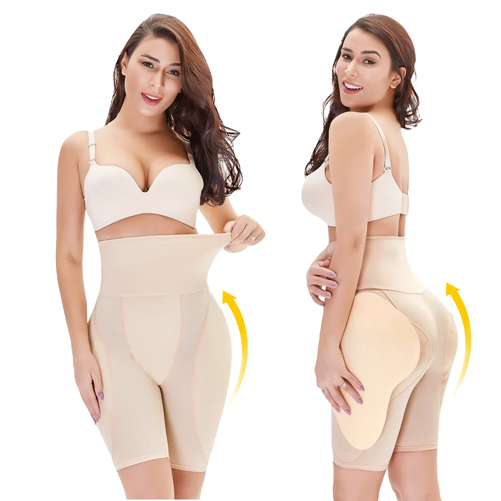 

New Arrivel High Waist Panties slimming shapewear Dress Tight Tummy Control Women Hip Padded Shaper Shorts, As picture shows