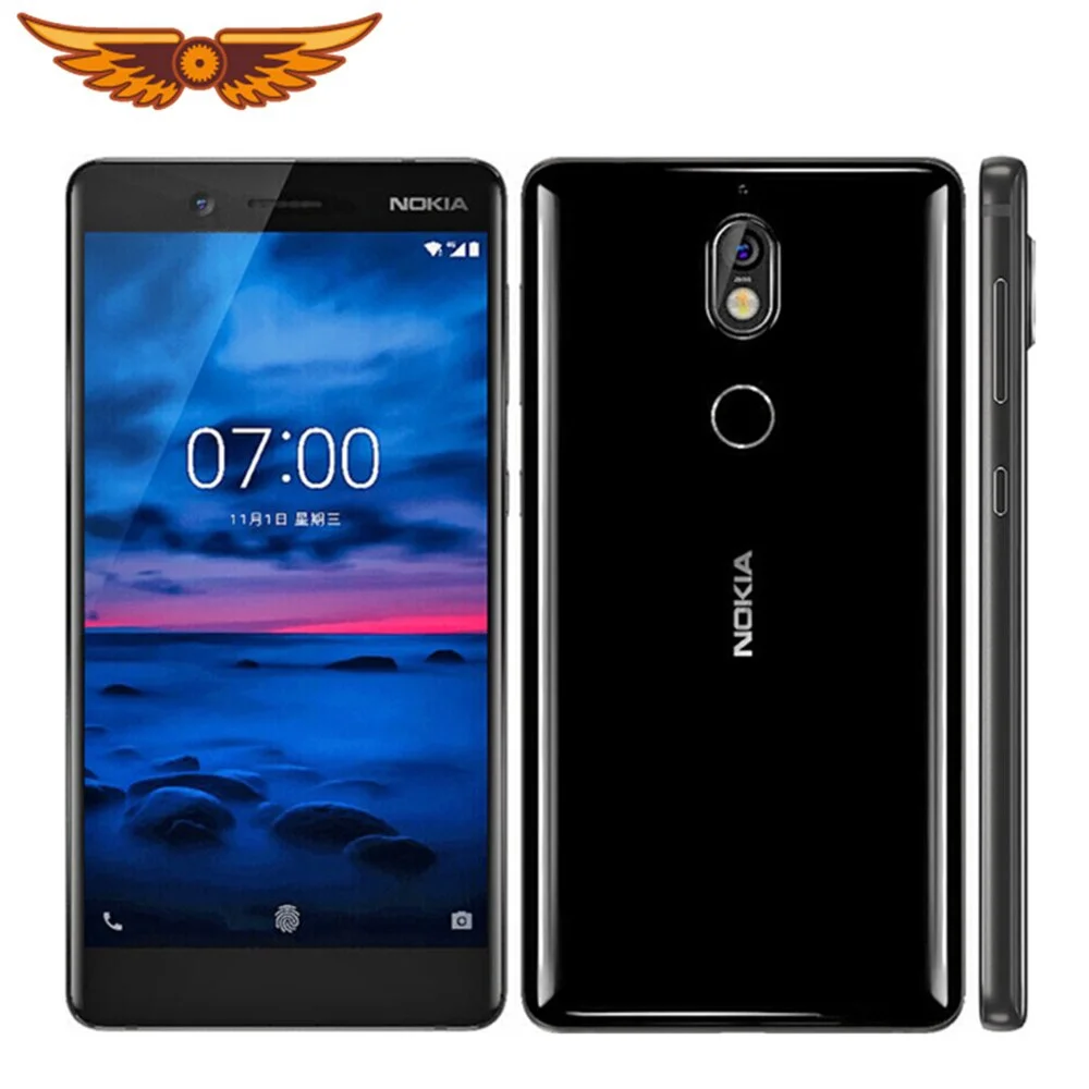 

Original For Nokia 7 Octa-core 5.2 Inches 4GB RAM 64GB ROM 16MP LTE IPS LCD Dual SIM Android Smartphone Unlocked Cellphone