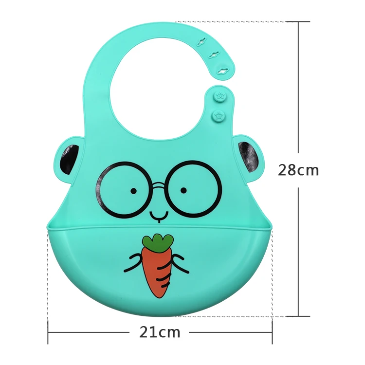 

Colorful Animal DIY Baby Bowl Plates Waterproof Bib Solid Dinner Infants Food Grade Baby Bowl For Toddlers