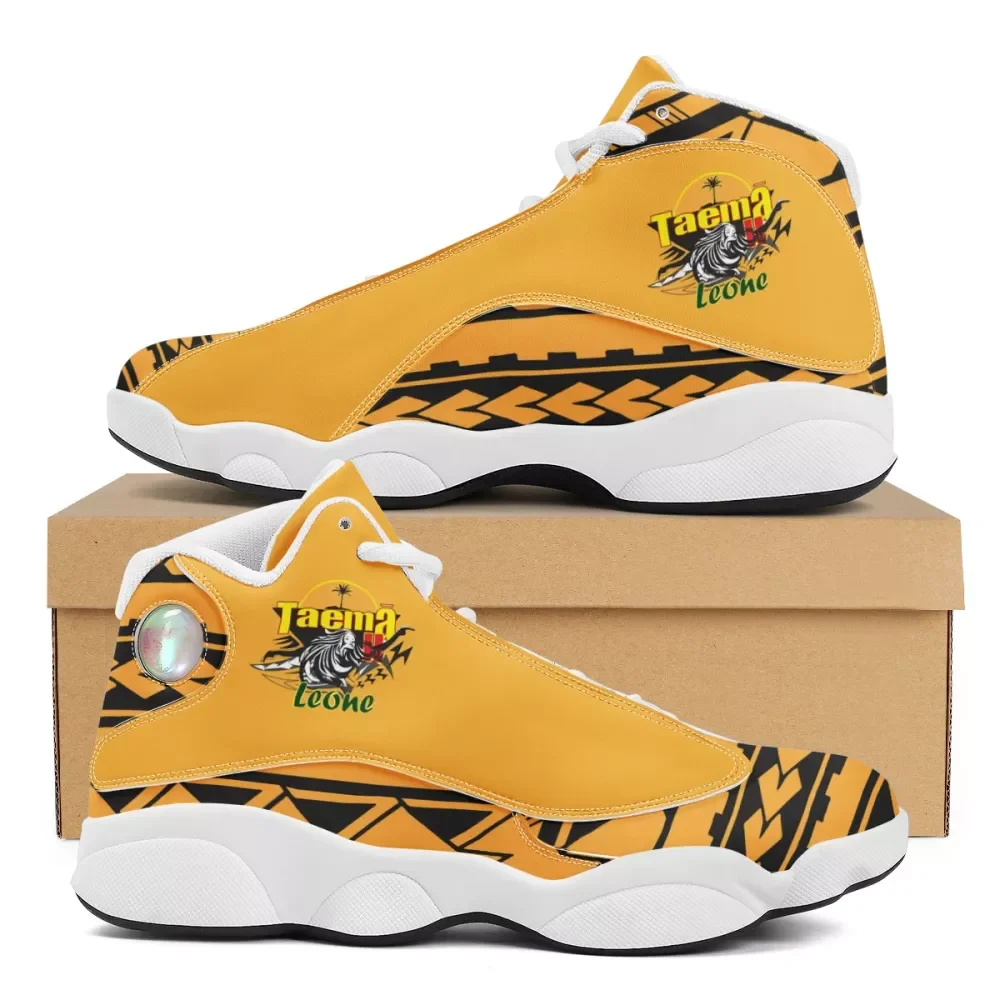 

Popular New taema Printing Shoes Polynesian Samoa Tribal Mascot Running Shoes Custom Sports Team Logo Men Basketball Sneakers, Customerized