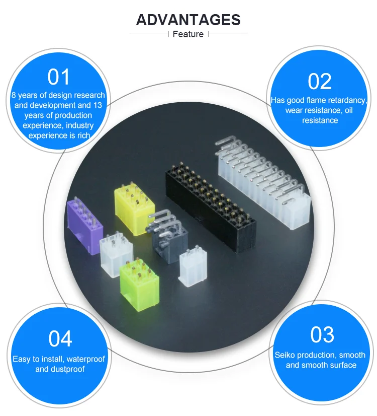Zpt Custom 556910a1 10 Pitch 4.2mm Connector Needle Seat Socket Buy