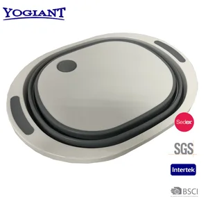 Image of Best selling collapsible cutting board with sink Portable Kitchen Collapsible Dish Tub Drying RackVegetable Basket Wash Strainer