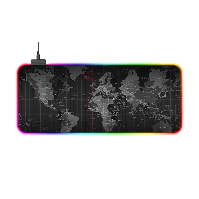 

Hot Selling Patterned Extended XXL RGB Gaming Mouse Pad Full Desk Mat RGB Mousepad For PC Computer Laptop Esports Gaming Race