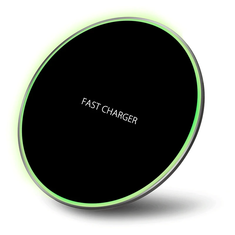 

Qi Wireless Charger For iPhone 8 X XR XS Max QC3.0 10W Fast Wireless Charge Pad for iphone chargers