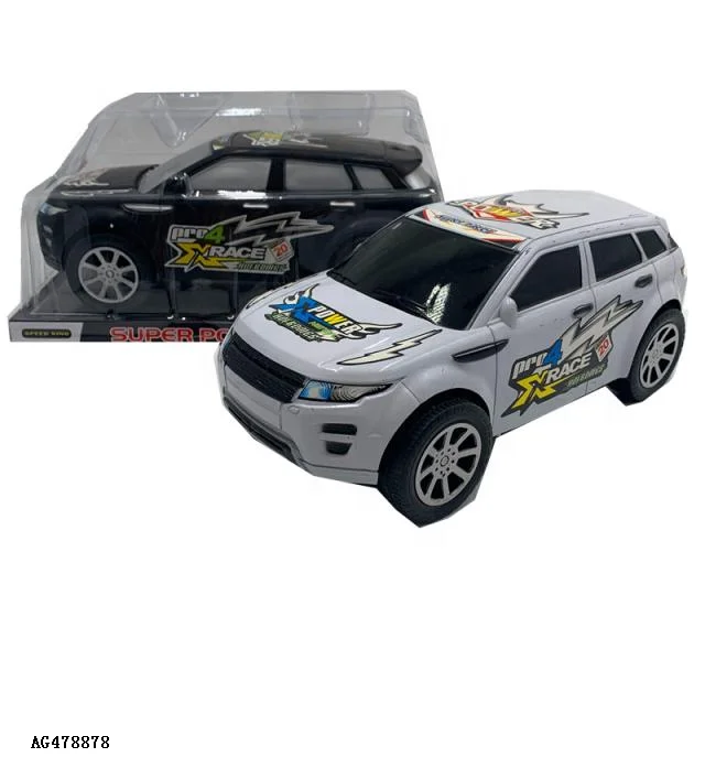 
2 Asstd color friction power car toy for boy kids! 
