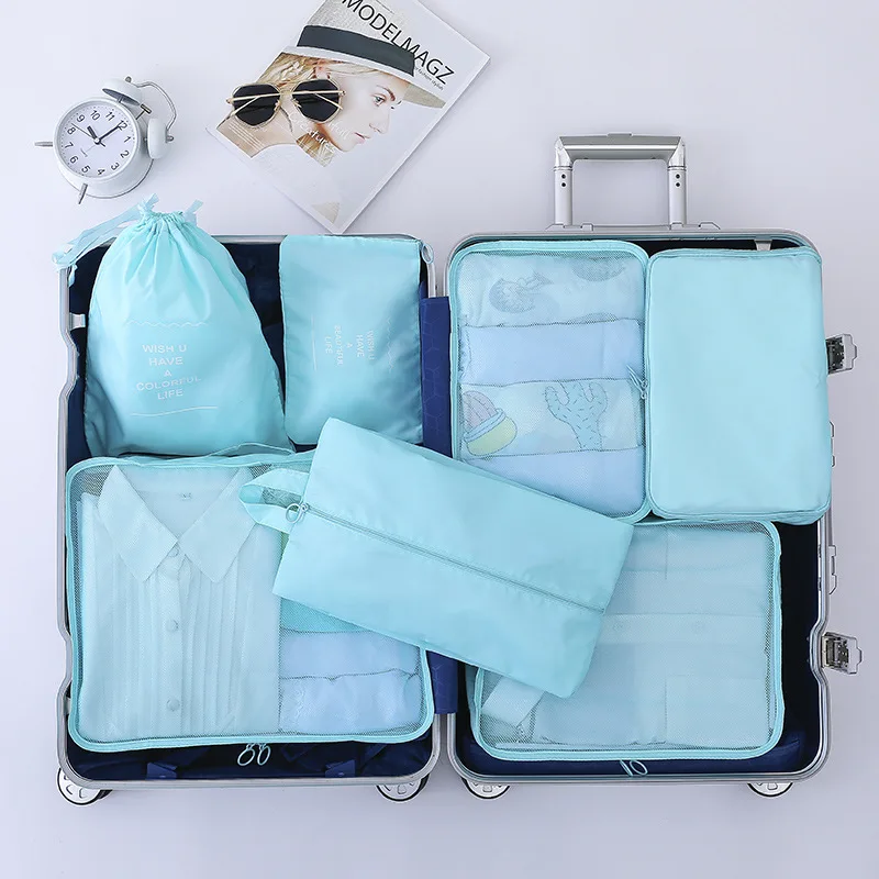 

Travelling suitcase organize bag set packing cubes for travel luggage organizer sets