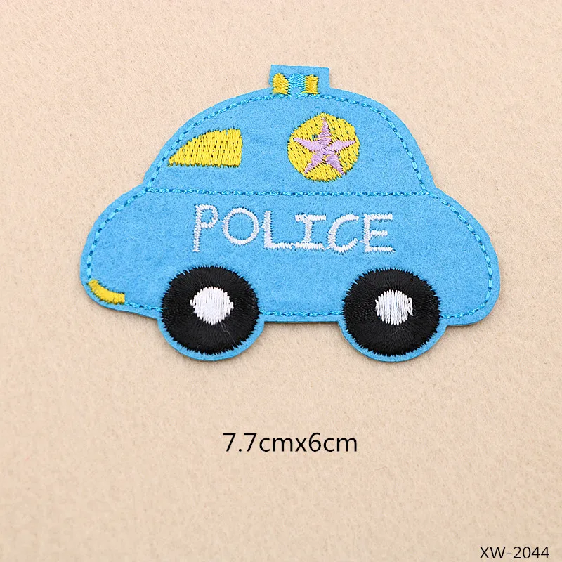 
GUGUTREE one set embroidery car patch cartoon patches badges applique patches for clothing XW-222 