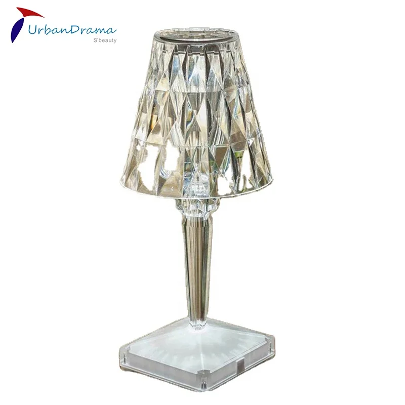 

Free shipping Modern Portable Touch Crystal Led Lamp Dining Table Lamp Rechargeable Nordic Table Lamp