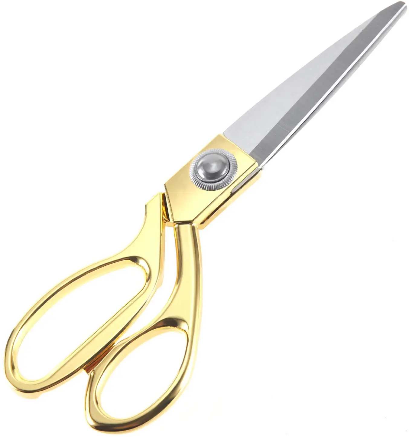 

Professional Gold Stainless Steel Sewing Tailor Scissors Household Tailor Cloth Fabric Cutting Scissors