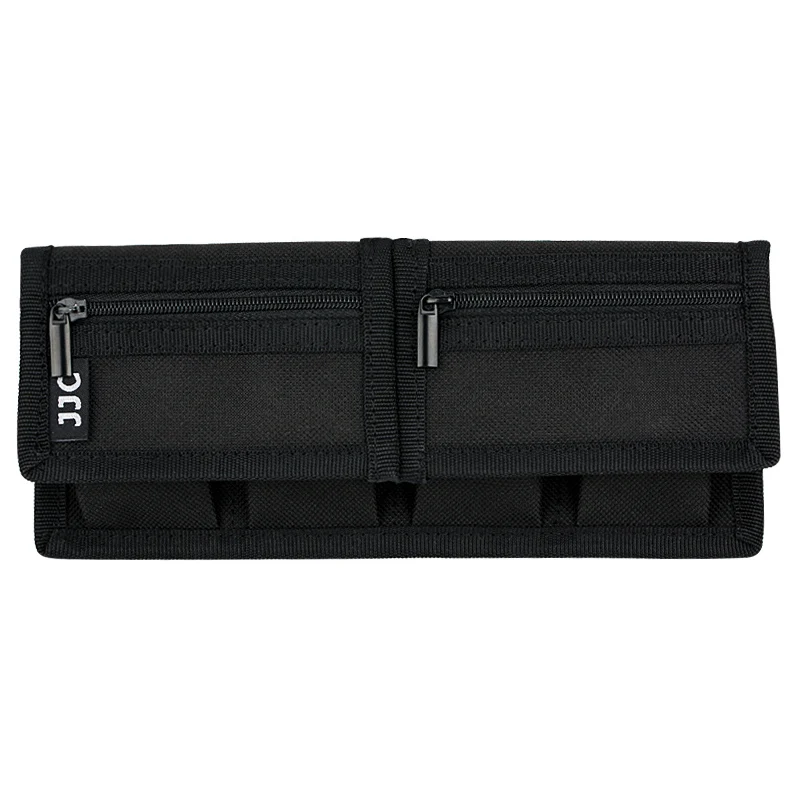 

JJC Battery Pouch Bag For Sony NP-F550/NP-FW50/NP-FZ100, Ricoh DB-110, AA/AAA Battery etc, Black