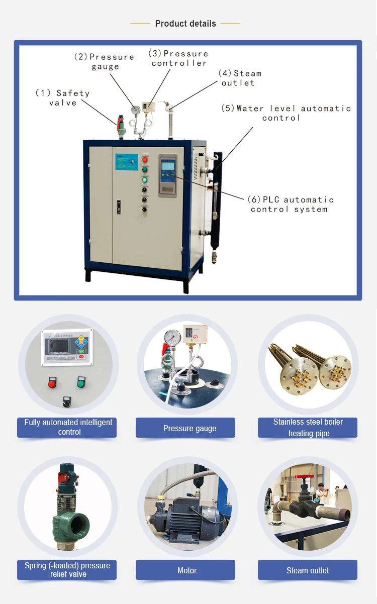 Ldr 6-72 Kw Portable Electric Boiler Steam Generator For Laundry