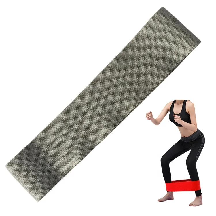 

cotton fabric fitness loop elastic exercise hip circle band, As picture