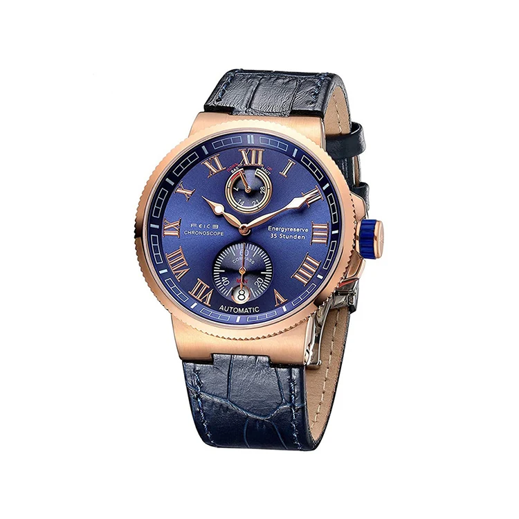 

Fashion Casual Dress Automatic Chronograph Watch Sport Swimming Watch FM 1405 Mechanic chronograph watch