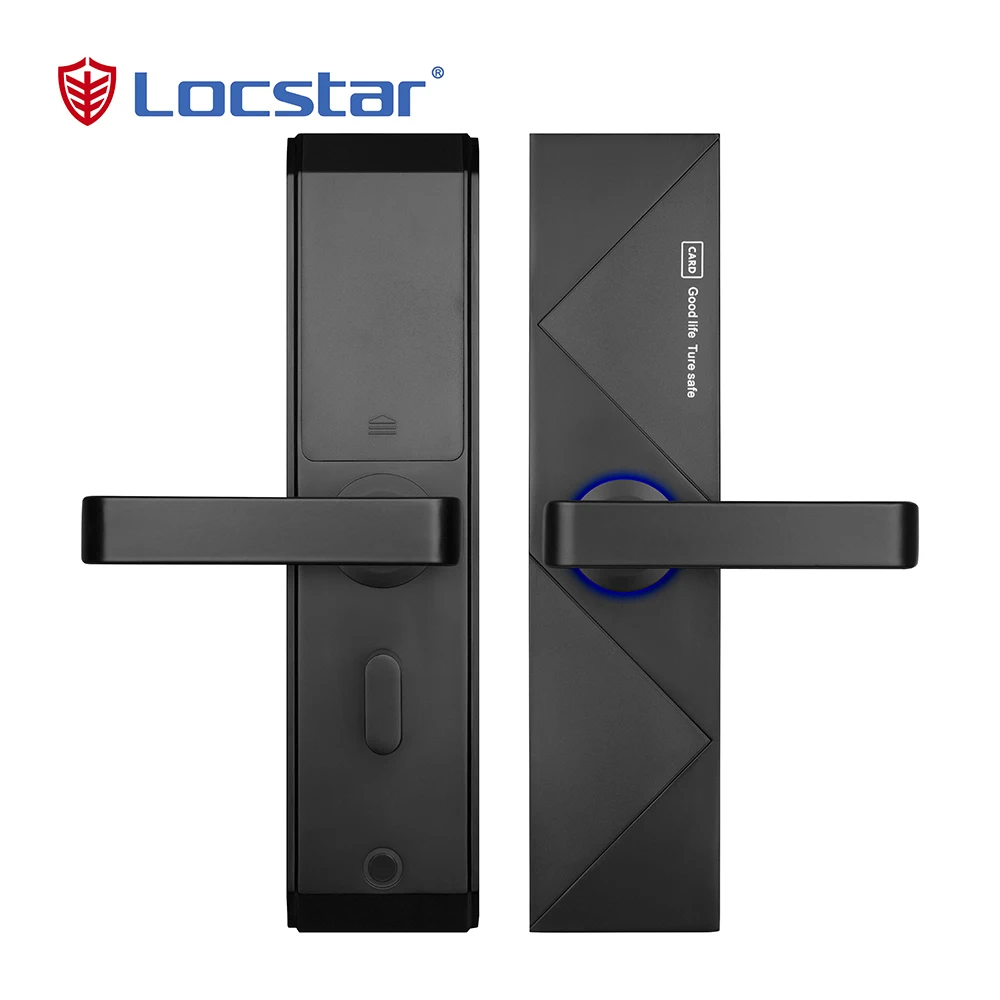 

Locstar New Fashion Elegant Security Encoder Software Management Hotel Electronic Card Door Lock For Star Hotels