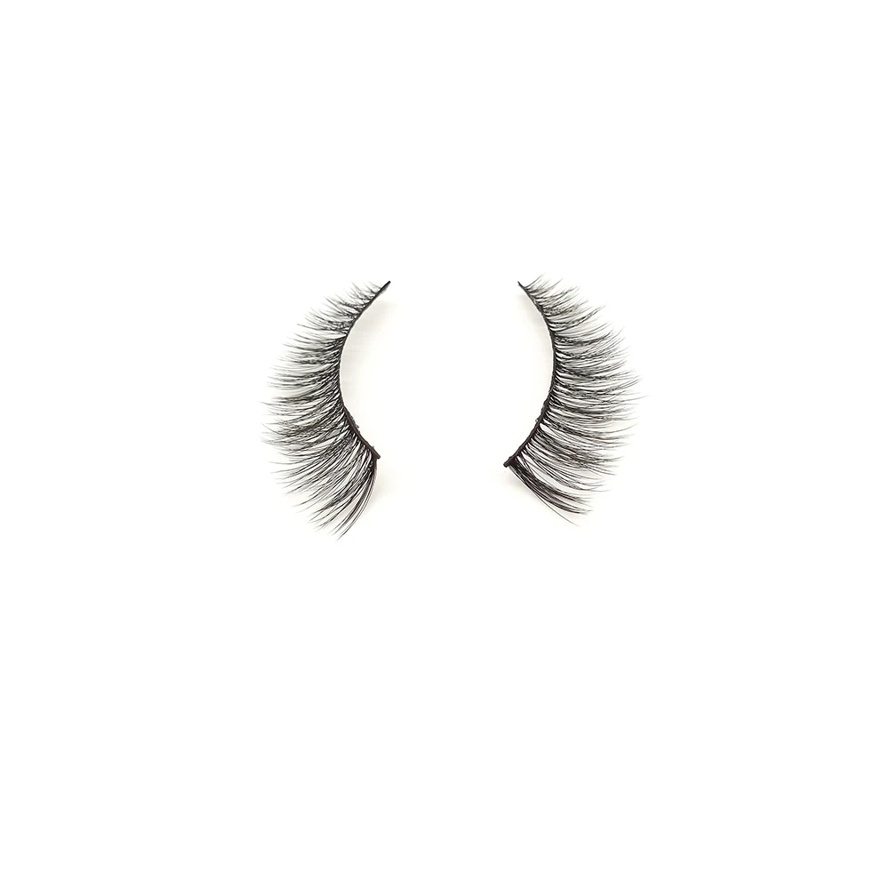 

Custom mink false lashes Cruelty Free handmade vendor 100% 3d Silk synthetic Eyelashes