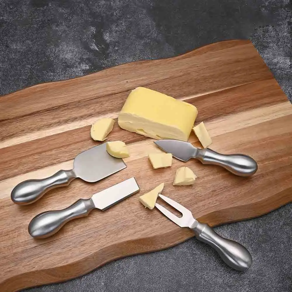 

Butter mini brass cheese board with knife set cheese slicer stainless steel knives platter and knife set slicer cutter