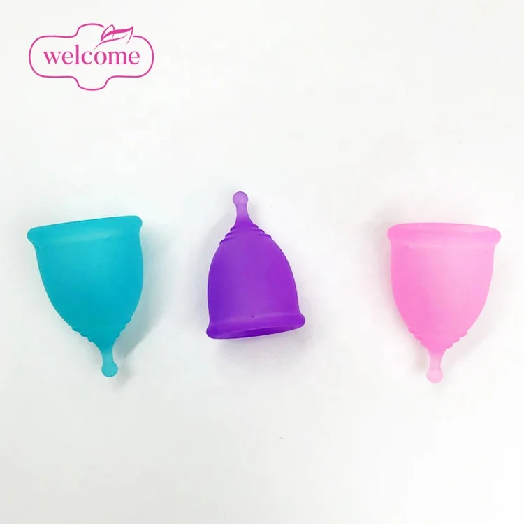 

Hot Trends Reusable Medical Science Customized Menstrual Cup Menstrual Cup 100% Medical Silicone in Bags Wom Handbags Ladi