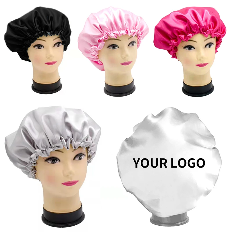 

Wholesale Custom Designer Industry Customize Satin Hair Hair Bonnets ForFor Children Girls And Women Bonnets And Satin Hair Wrap, Multiple colors