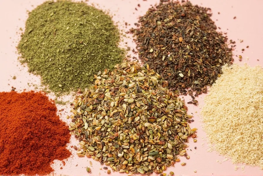 Dried herbs on baking tray
