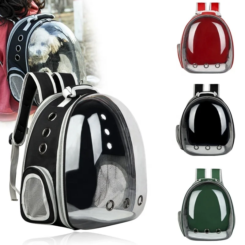 

Backpack Dropshipping Customized Portable Breathable Multifunctional Travel Outdoor Transparent Space Capsule Shaped Pet, Red/green/black/pink/yellow/blue/