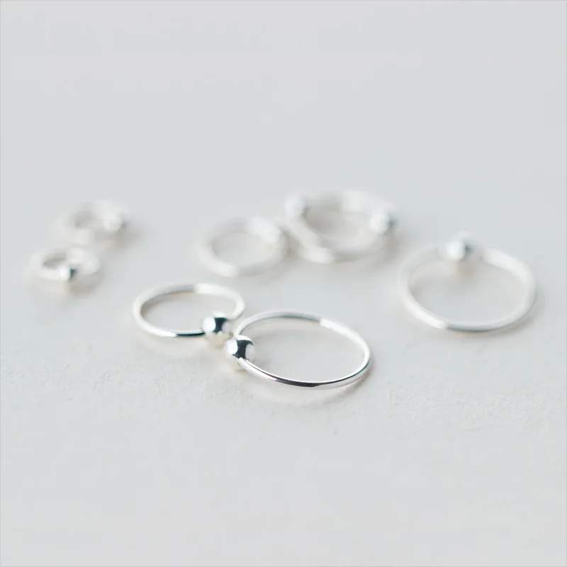 

925 Sterling Silver Smooth Beads Clip Earrings For Women 2012 New Trendy Jewelry Gifts